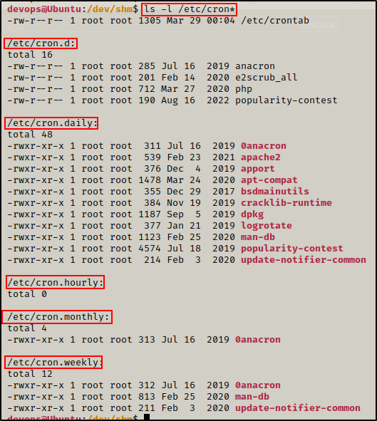 Linux 提权-Cron Jobs