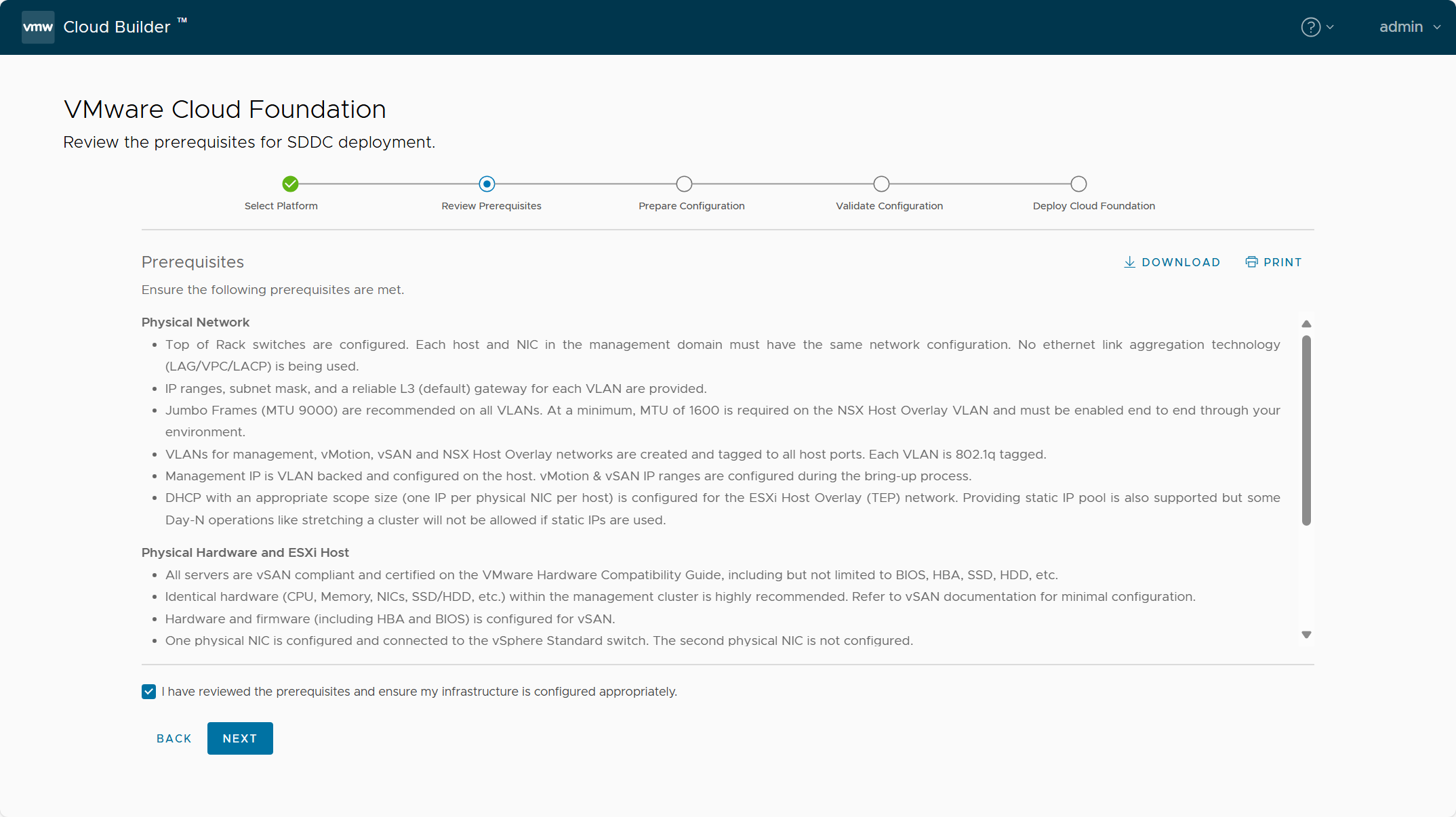 【VMware VCF】VMware Cloud Foundation Part 05：部署 SDDC 管理域。