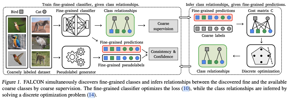 FALCON：打破界限，粗粒度标签的无监督细粒度类别推断，已开源| ICML&#39;24