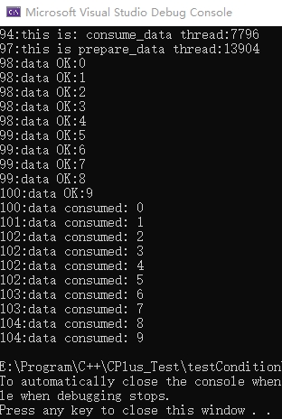 C++11 线程同步接口std::condition_variable和std::future的简单使用