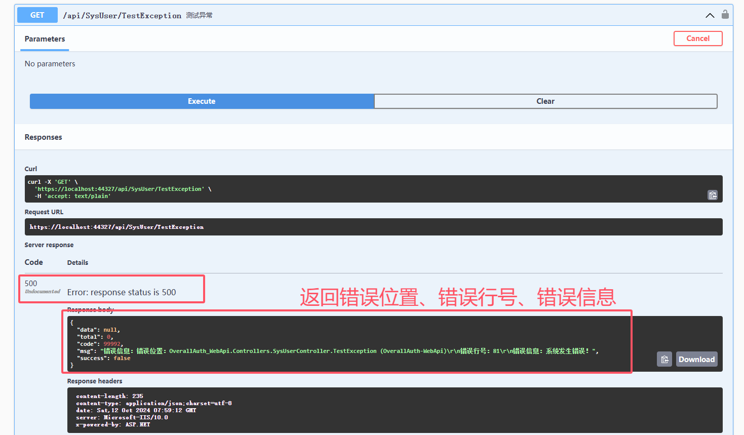 （系列六）.net8 全局异常捕获机制