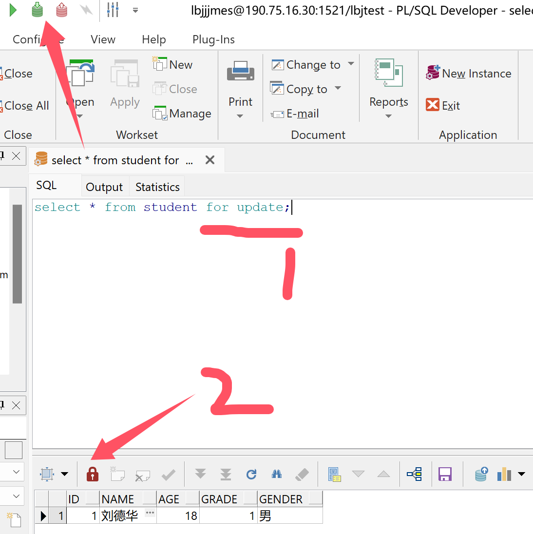 关于使用plsql操作oracle的一点小技巧和几个常用的查询语句