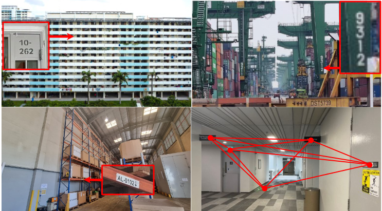 Robust Loop Closure by Textual Cues in Challenging Environments