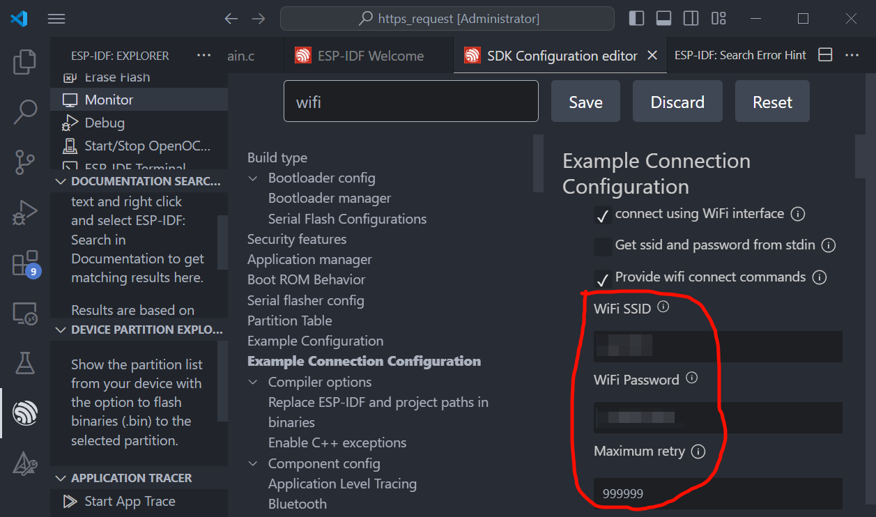 使用 vscode 简单配置 ESP32 连接 Wi-Fi 每日定时发送 HTTP 和 HTTPS 请求