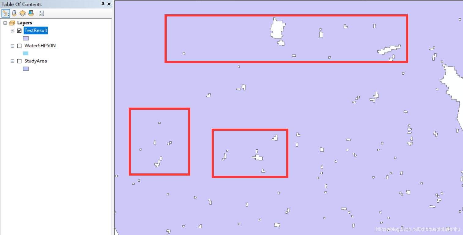 ArcGIS填补面图层的细小空白并删除主体部分外的零散部分