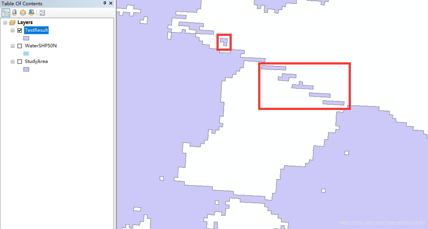 ArcGIS填补面图层的细小空白并删除主体部分外的零散部分