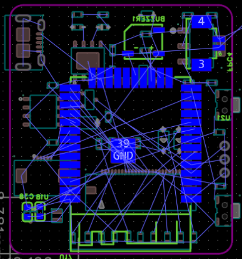 基于ESP32的桌面小屏幕实战[4]：硬件设计之PCB Layout