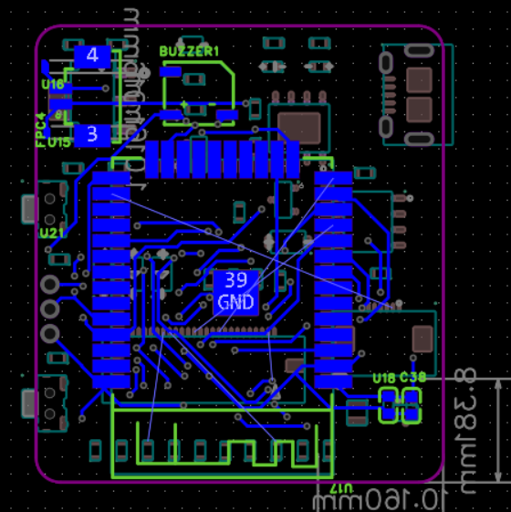 基于ESP32的桌面小屏幕实战[4]：硬件设计之PCB Layout