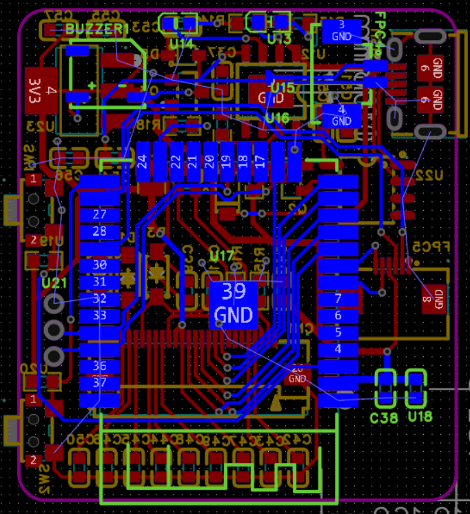 基于ESP32的桌面小屏幕实战[4]：硬件设计之PCB Layout