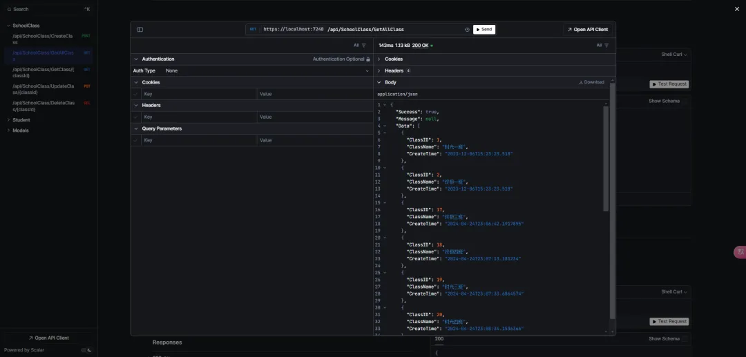 在 .NET 9 中使用 Scalar 替代 Swagger