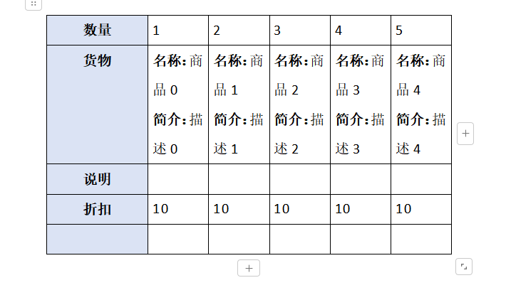 Java生成Word文档之 XDocReport 和 Poi-tl