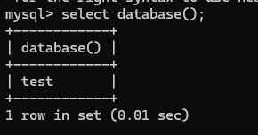 mysql学习