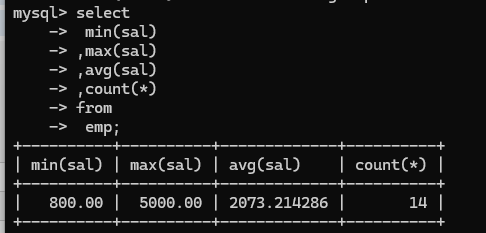 mysql学习