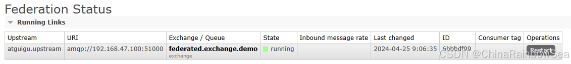 11. RabbitMQ 消息队列 Federation (Exchange 交换机和 Queue队列) + Shovel 同步的搭建配置